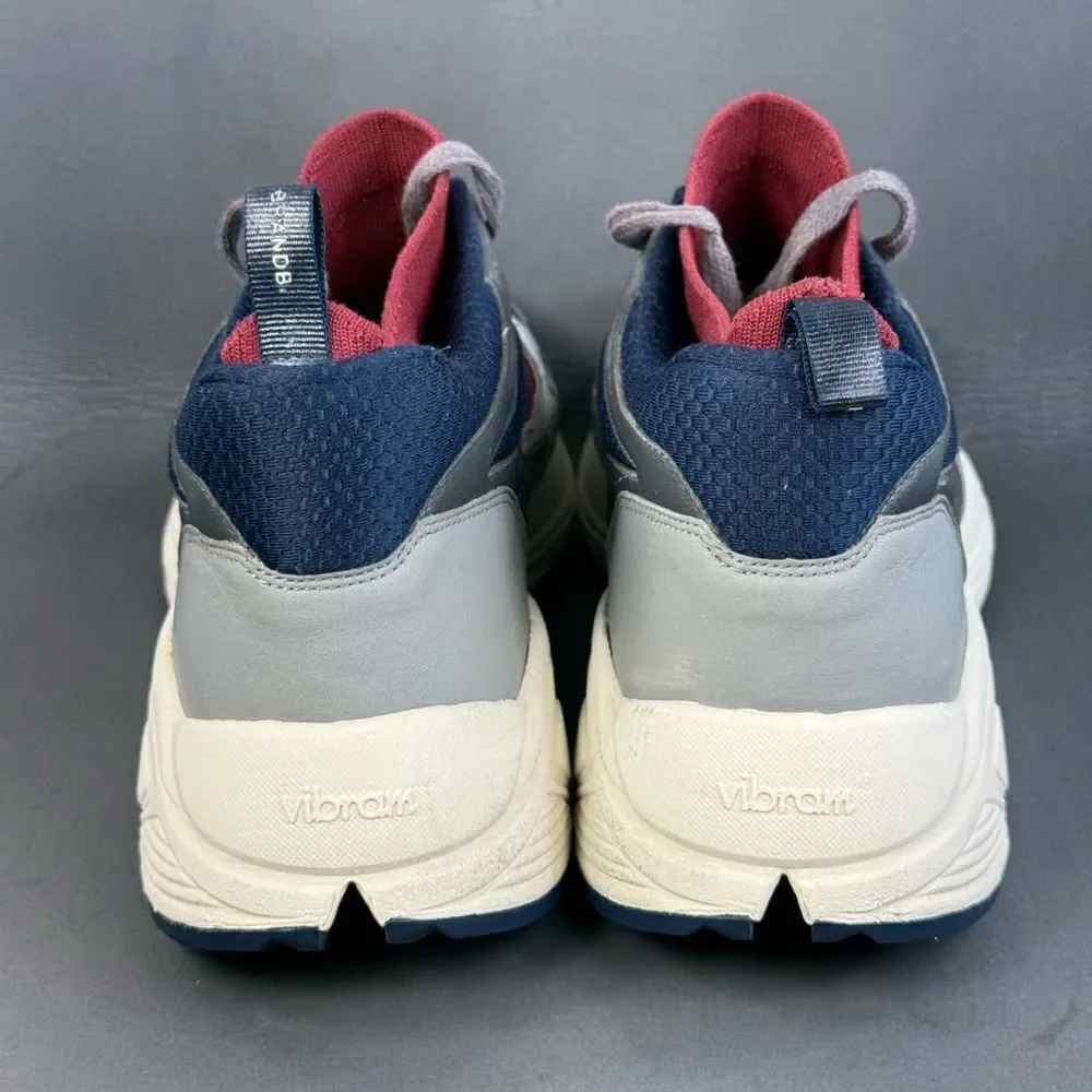 Brandblack Aura Barney's Grey Burgundy athletic sneaker shoes men’s size 12